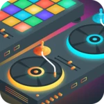 virtual dj mixer android application logo